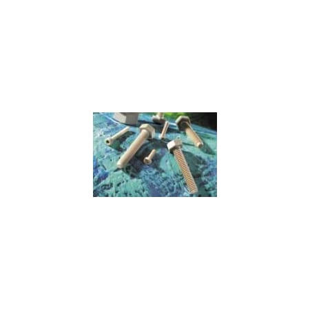 Professional Plastics #6-32 x 1/2 in Slotted Pan Machine Screw, Plain PEEK HSCREWPEEKD232-57-15